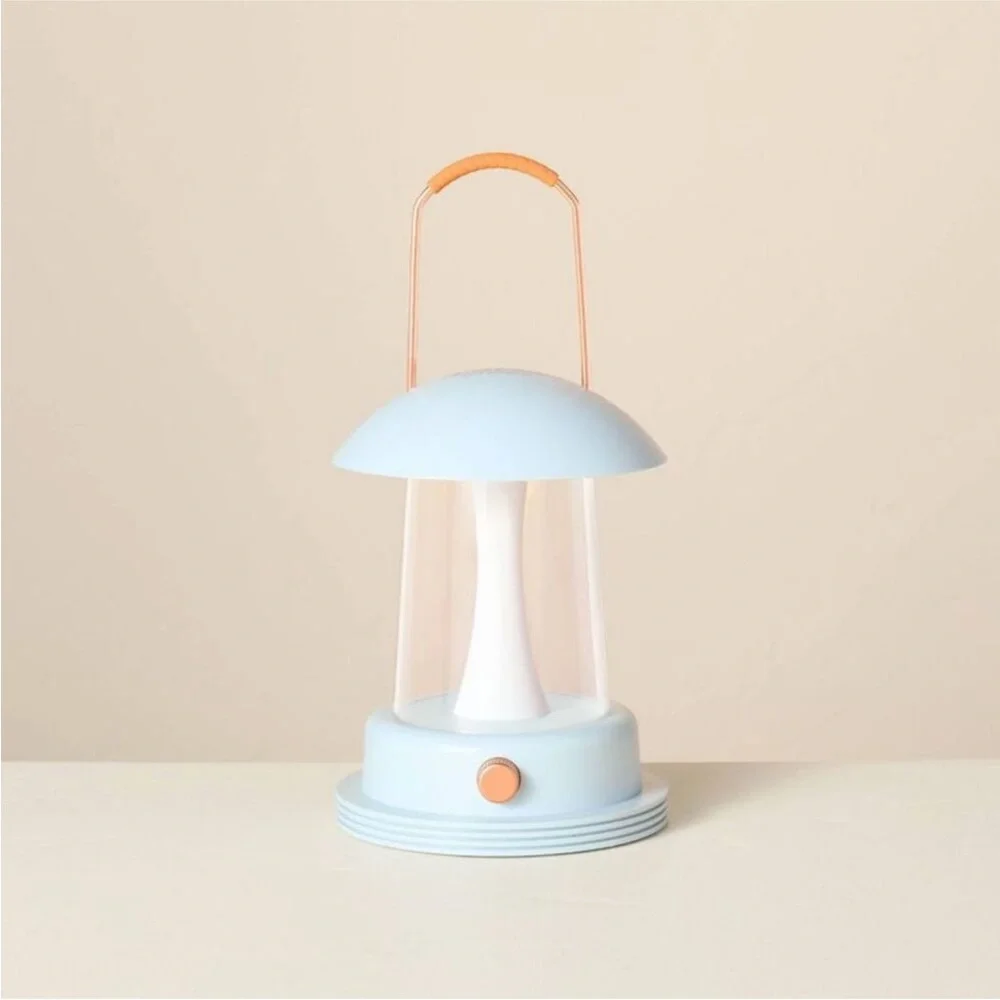 Portable LED Table Lantern Light Blue - Hearth & Hand